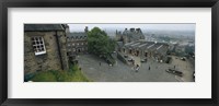 Framed High Angle View Of Tourists In A Castle, Edinburgh Castle, Edinburgh, Scotland, United Kingdom