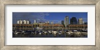Framed Buildings On The Waterfront, Puerto Madero, Buenos Aires, Argentina