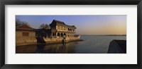 Framed Marble Boat In A River, Summer Palace, Beijing, China