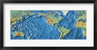 Framed World Map (horizontal)