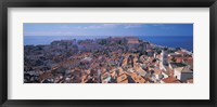 Framed High angle view of a city, Dubrovnik, Croatia
