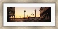 Framed Low angle view of sculptures in front of a building, St. Mark's Square, Venice, Italy