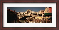 Framed Bridge over a canal, Venice, Italy