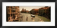 Framed High angle view of boats in water, Venice, Italy