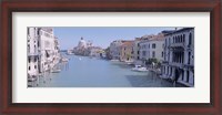 Framed Buildings Along A Canal, Santa Maria Della Salute, Venice, Italy