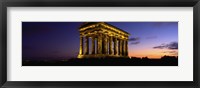 Framed Low Angle View Of A Building, Penshaw Monument, Durham, England, United Kingdom