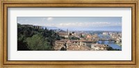 Framed High Angle View of Florence, Tuscany, Italy