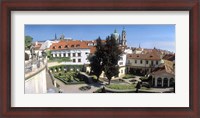 Framed High angle view of a garden, Vrtbovska Garden, Prague, Czech Republic