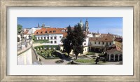 Framed High angle view of a garden, Vrtbovska Garden, Prague, Czech Republic