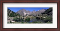 Framed Lake Surrounded By Mountains, Mercantour, Hinterland, French Riviera