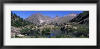 Framed Lake Surrounded By Mountains, Mercantour, Hinterland, French Riviera