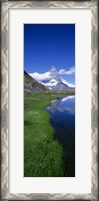 Framed Reflection Of Mountain In Water, Riffelsee, Matterhorn, Switzerland