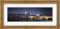 Framed Bridge over a river, Pietra Bridge, Ponte Di Pietra, Verona, Italy