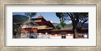 Framed Temple In A City, Chimi Lhakhang, Punakha, Bhutan