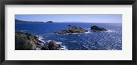 Framed Waves Crashing On Rocks, Provence, France