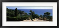 Framed Observation Point At The Sea Shore, Provence, France