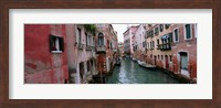 Framed Buildings on both sides of a canal, Grand Canal, Venice, Italy
