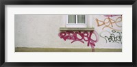 Framed Close-up of graffiti on the wall, Stuttgart, Baden-Wurttemberg, Germany