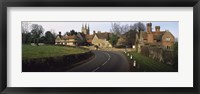 Framed Houses along a road, Penhurst, Kent, England