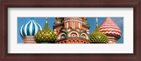 Framed Mid section view of a cathedral, St. Basil's Cathedral, Red Square, Moscow, Russia
