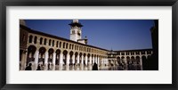 Framed Group of people walking in the courtyard of a mosque, Umayyad Mosque, Damascus, Syria