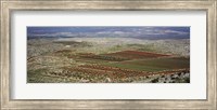 Framed Panoramic view of a landscape, Aleppo, Syria