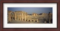 Framed Old ruins of a temple, Temple Of Bel, Palmyra, Syria