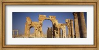 Framed Old Stone Ruins in Palmyra, Syria