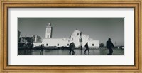 Framed Cars parked in front of a mosque, Jamaa-El-Jedid, Algiers, Algeria