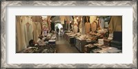 Framed Clothing stores in a market, Souk Al-Liffa, Tripoli, Libya