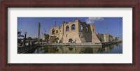 Framed Reflection of a building in a pond, Assai Al-Hamra, Tripoli, Libya