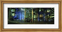 Framed Car in front of an office building, Lloyds Of London, London, England