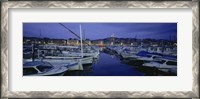 Framed Boats docked at a port, Old Port, Marseille, Bouches-Du-Rhone, Provence-Alpes-Cote Daze, France