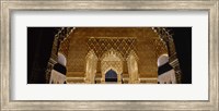 Framed Carving on the wall of a palace, Court Of Lions, Alhambra, Granada, Andalusia, Spain