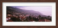 Framed High angle view of a town, Fortela de Pico, The Pico Forte, Funchal, Madeira, Portugal