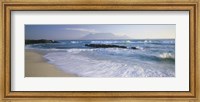 Framed Tide on the beach, Table Mountain, South Africa