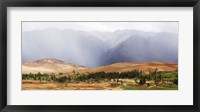 Framed Clouds over mountains, Andes Mountains, Urubamba Valley, Cuzco, Peru