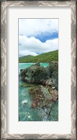 Framed Rocks in the sea, Jumbie Bay, St John, US Virgin Islands