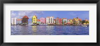 Framed Buildings at the waterfront, Willemstad, Curacao, Netherlands Antilles