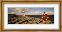 Framed Lighthouse on a landscape, Blackhead Lighthouse, The Burren, County Clare, Republic Of Ireland