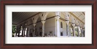 Framed Group of people in front of a chamber, Topkapi Palace, Istanbul, Turkey
