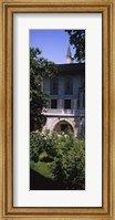 Framed Formal garden in front of a building, Baghdad Pavilion, Topkapi Palace, Istanbul, Turkey