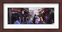 Framed Group of people in a market, Grand Bazaar, Istanbul, Turkey