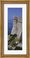 Framed Fortress of St Petar as seen from city wall, Dubrovnik, Croatia