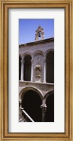 Framed Low angle view of a bell tower, Rector's Palace, Dubrovnik, Croatia