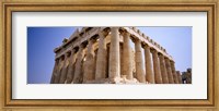 Framed Old ruins of a temple, Parthenon, Acropolis, Athens, Greece