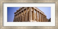 Framed Old ruins of a temple, Parthenon, Acropolis, Athens, Greece