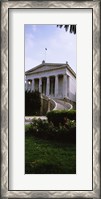 Framed Low angle view of a building, National Library, Athens, Greece