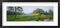 Framed Stream on a golf course, Haile Plantation, Gainesville, Florida, USA