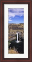 Framed High angle view of a waterfall, Palouse Falls, Palouse Falls State Park, Washington State, USA